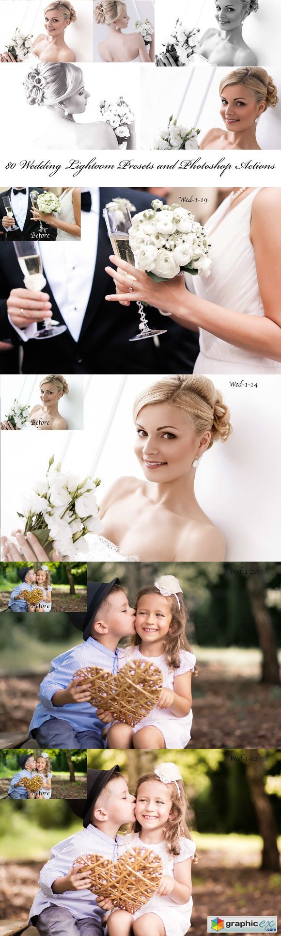 80 Wedding Presets and Actions