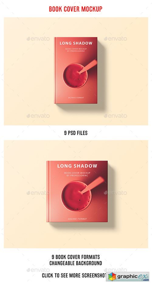 Long Shadow Book Cover Mockup