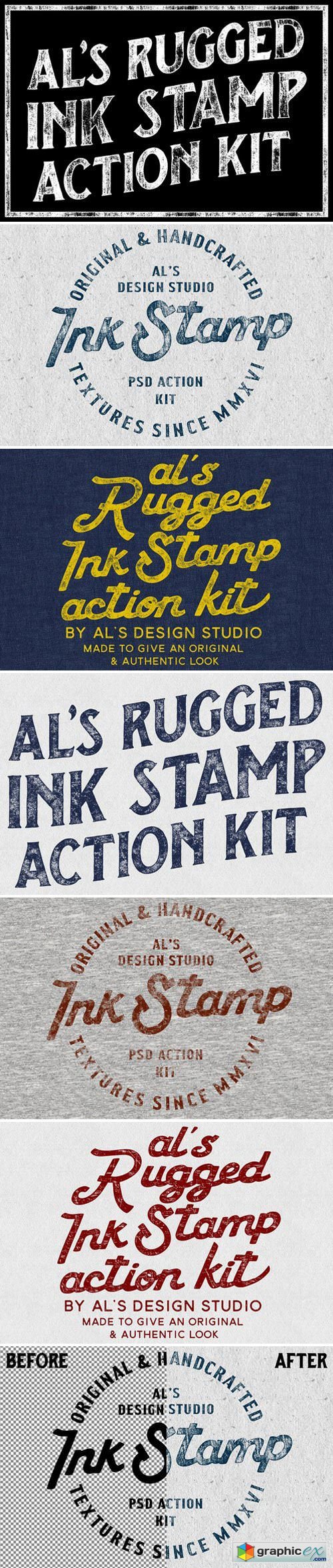 AL's Rugged Ink Stamp Action Kit