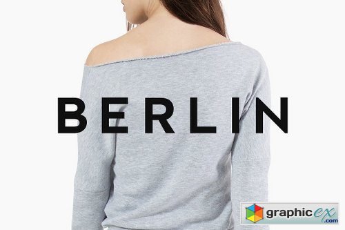 BERLIN - Minimal Typeface + Web Font
