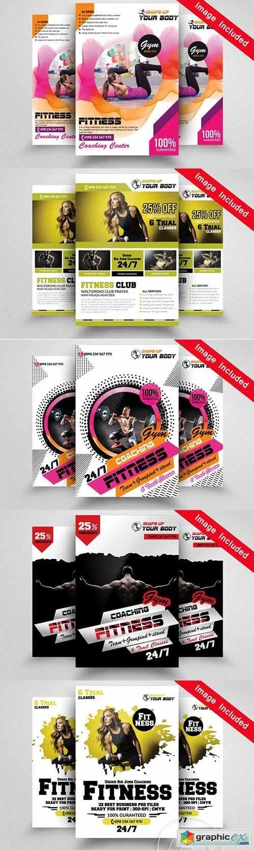 10 Fitness Flyers Bundle Vol.01