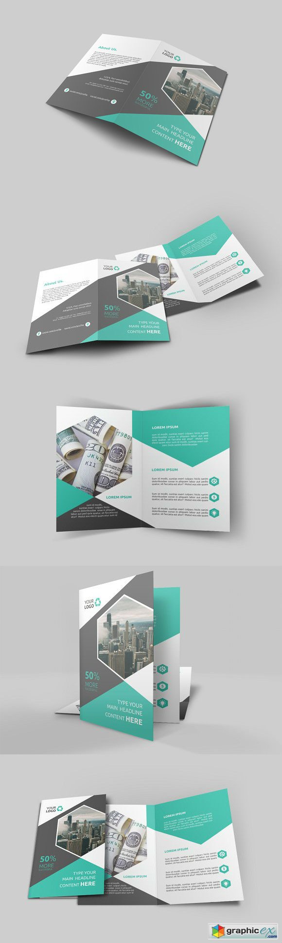 Business Bi Fold Brochure 2002720