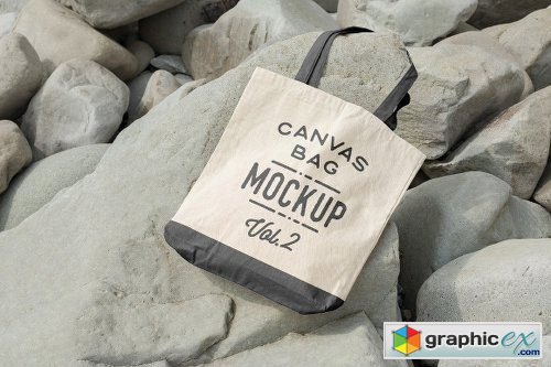 Canvas Tote Bag Mockups Pack Vol. 2