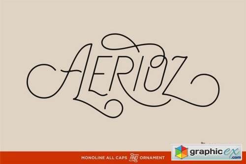 Aerioz Font Family - 2 Fonts