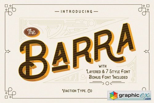 The Barra Font Family