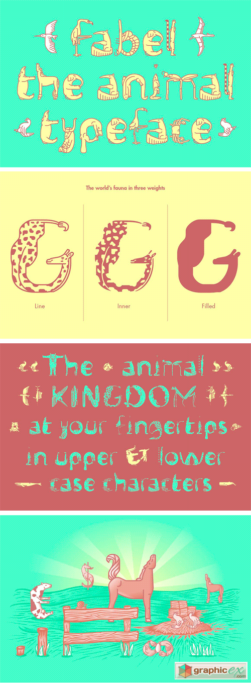 Fabel, the Animal Typeface