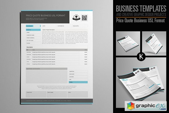 Price Quote Business USL Format
