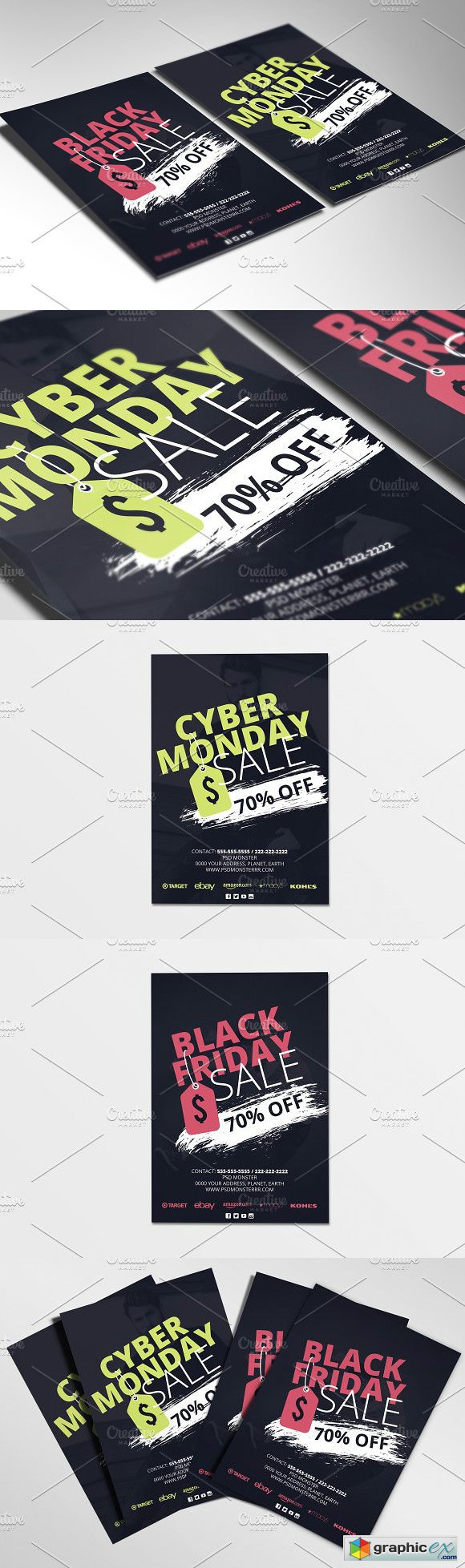 Black Friday Cyber Monday Flyer V1