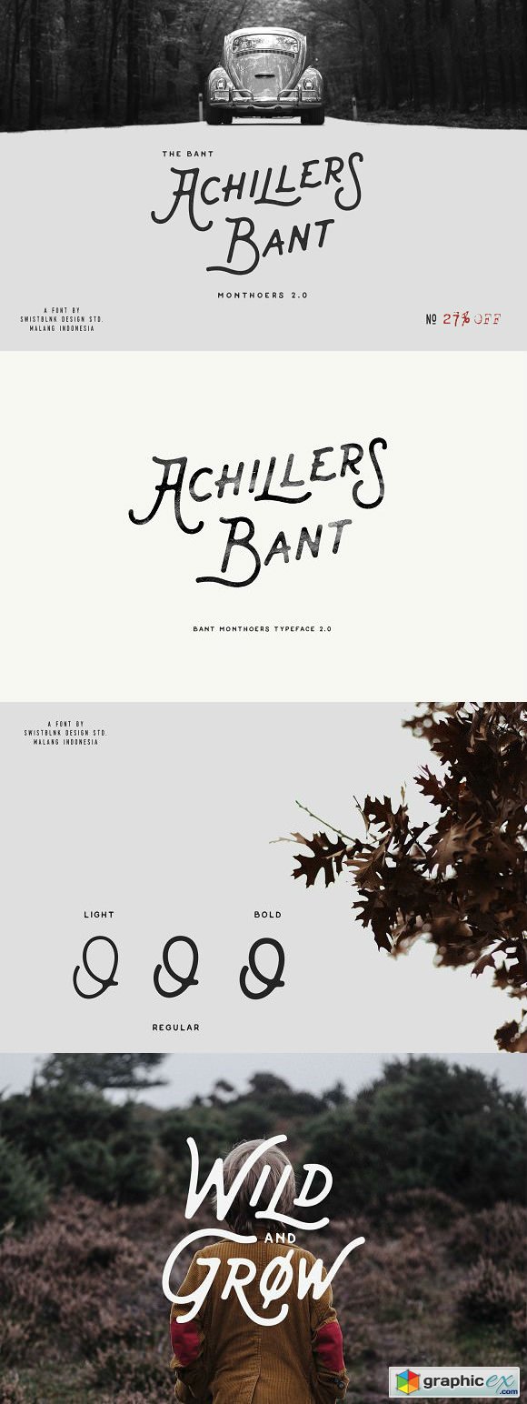 Bant Achillers Typeface