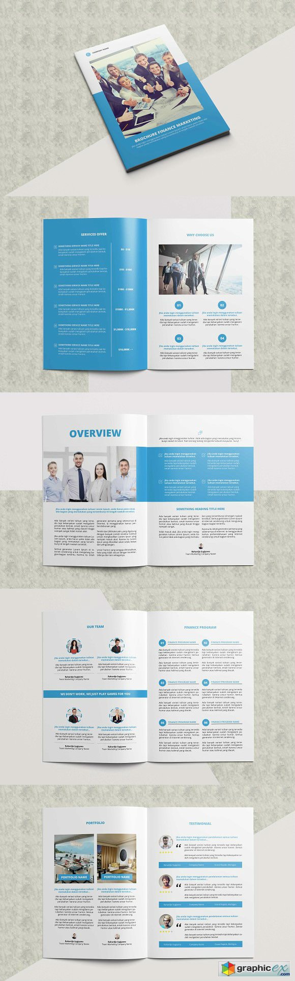 Brochure Finance Marketing