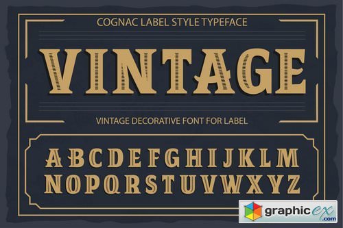 Vintage OTF and vector font 1975357