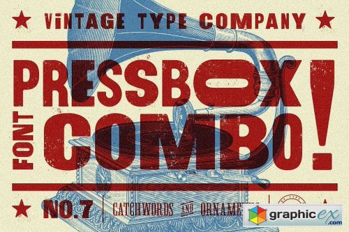 PressBox Font Combo [SALE]