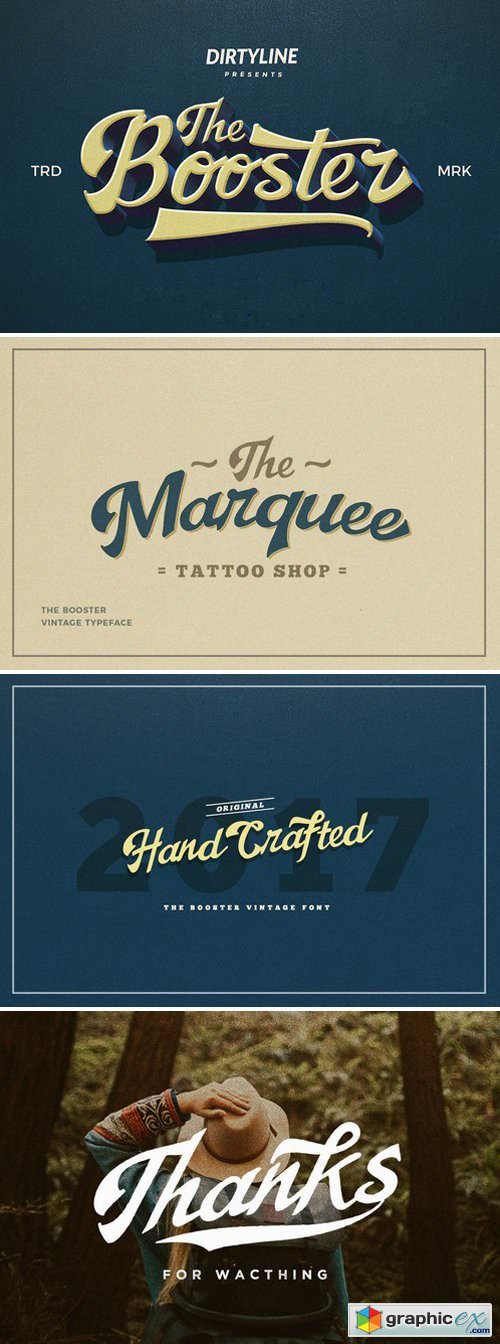 The Booster Typeface