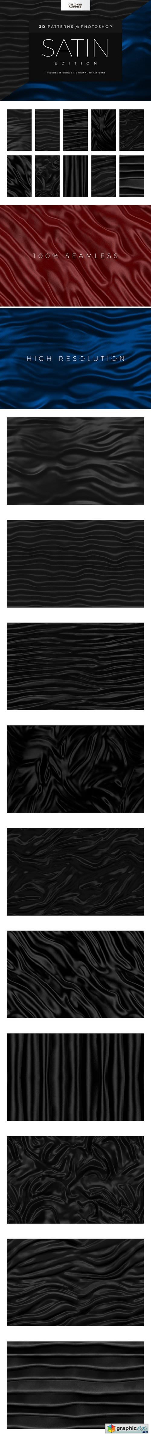 Seamless Silk/Satin Fabric Patterns