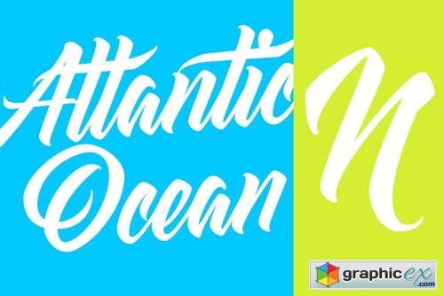 Atlantica Font Family - 3 Fonts