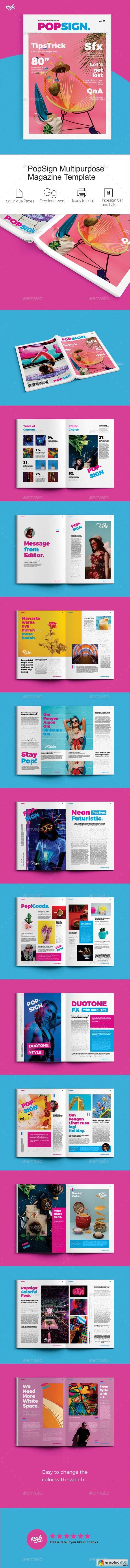 Popsign Multipurpose Magazine