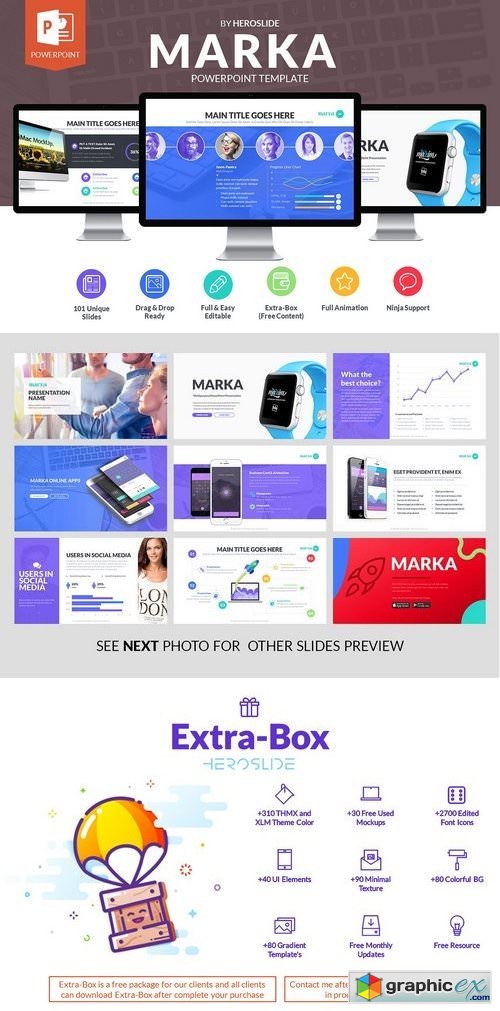 Marka , Business Powerpoint Template