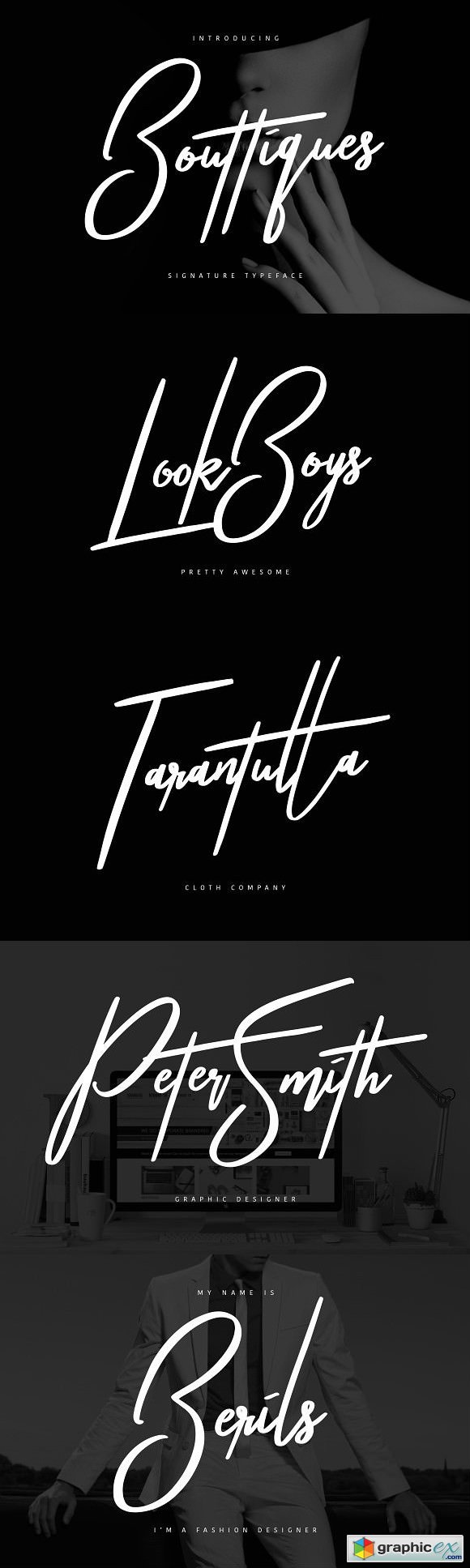 Bouttiques Typeface