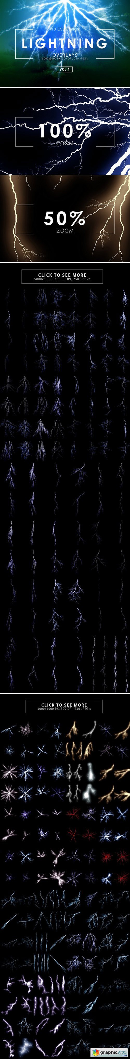 Lightning Effect Overlays Vol. 1