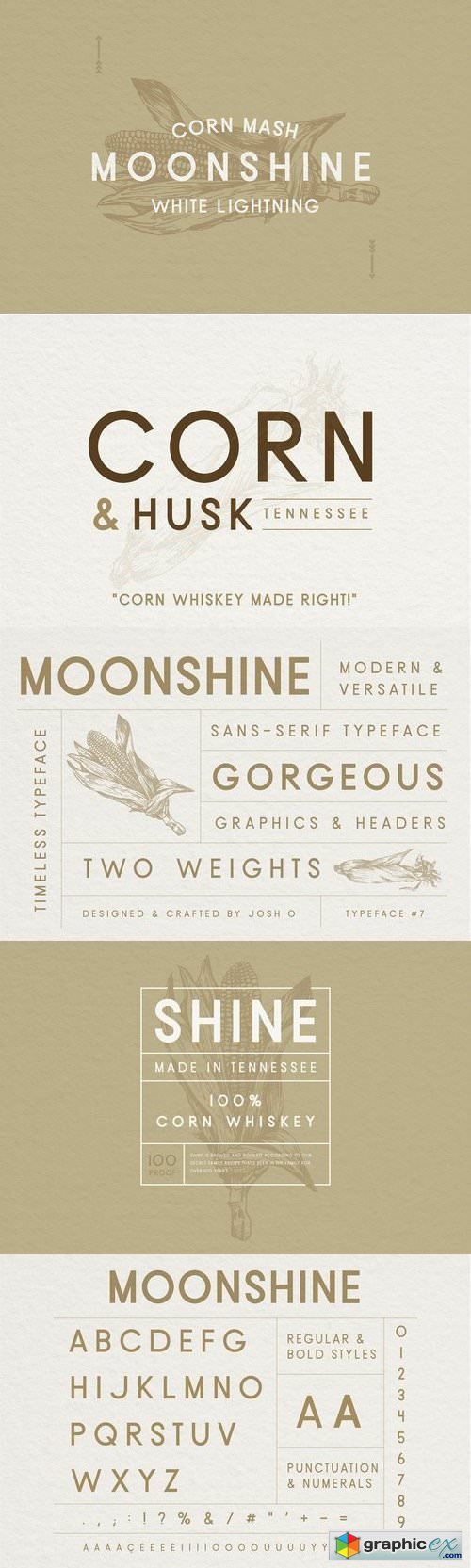 Moonshine Font | Classic Sans Serif
