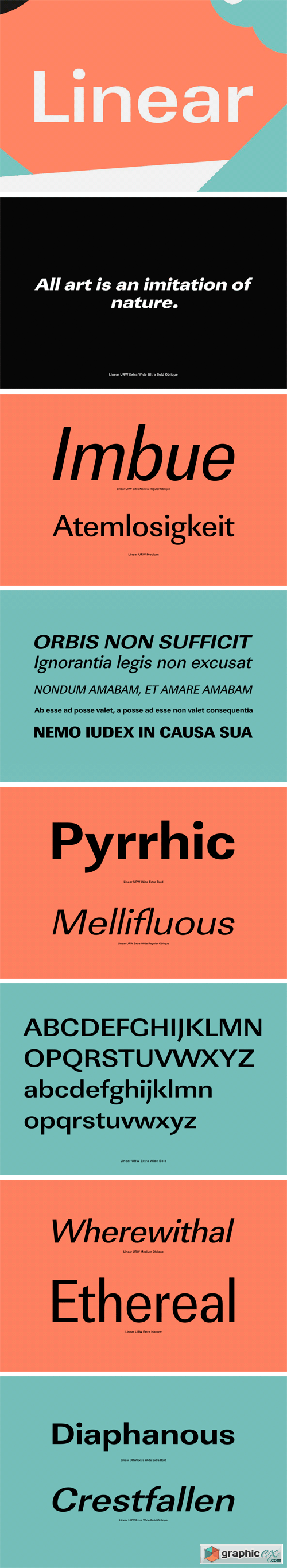 URW Linear Font Family