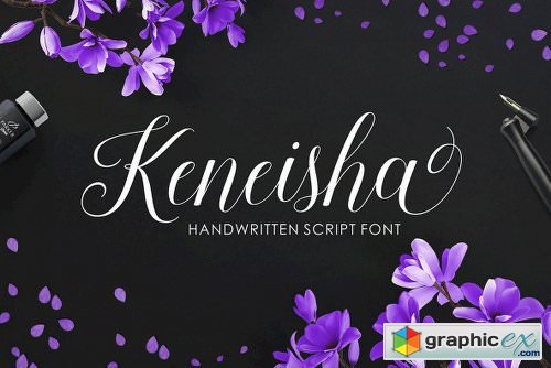 Keneisha Font Family - 2 Fonts