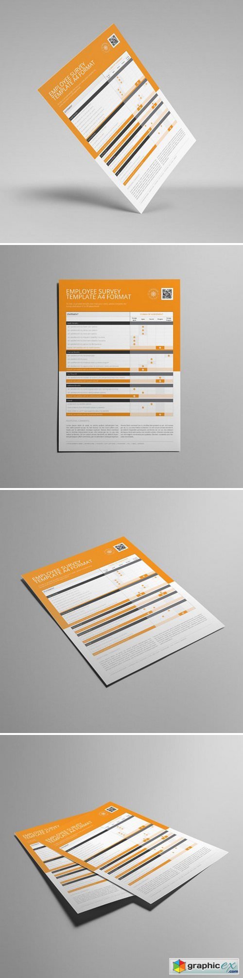 KeBoto - Employee Survey Template A4 Format 000129