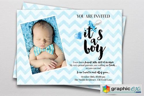 Baby Shower Invitation It is a BOY