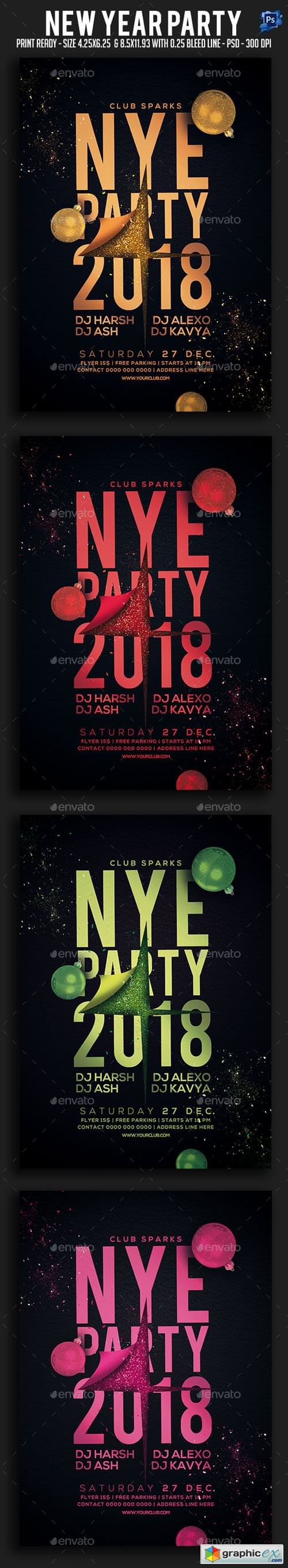 New Year Party Flyer 20952961