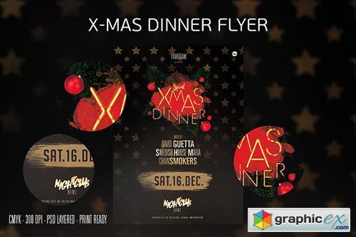 XMAS Dinner Flyer