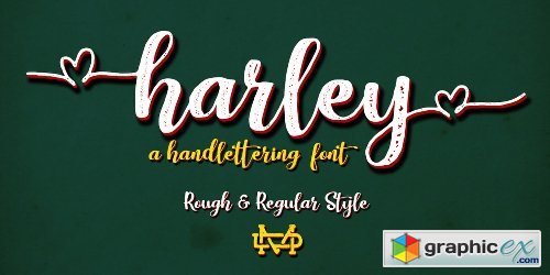 Harley Script Font Family - 2 Fonts