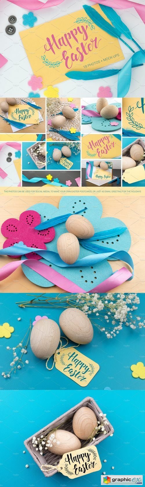 18 Easter photos and mockups