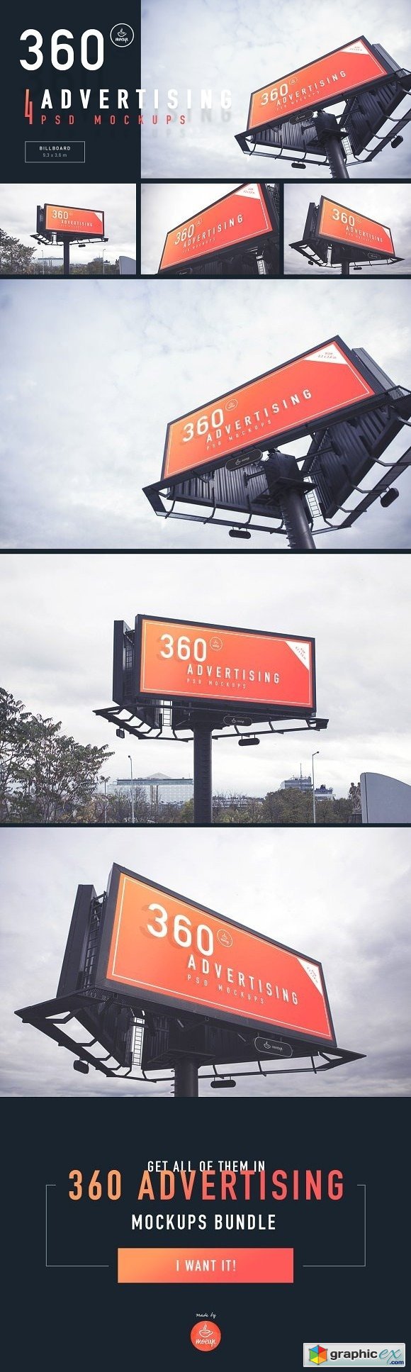 Billboard - 360 Advertising Mockups