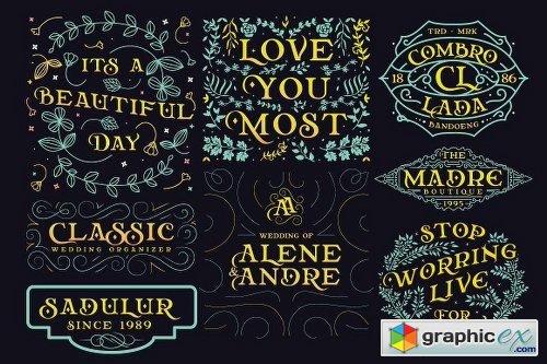 Relove Font Family - 3 Fonts