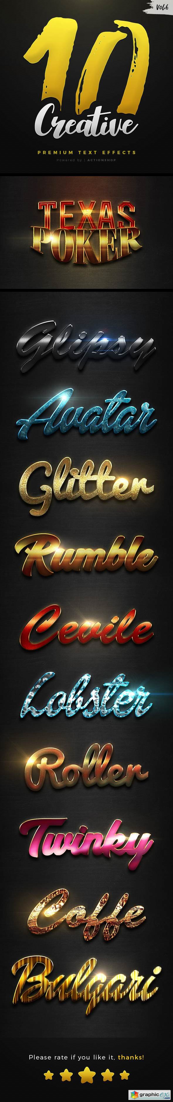 10 Creative Text Effects Vol.6