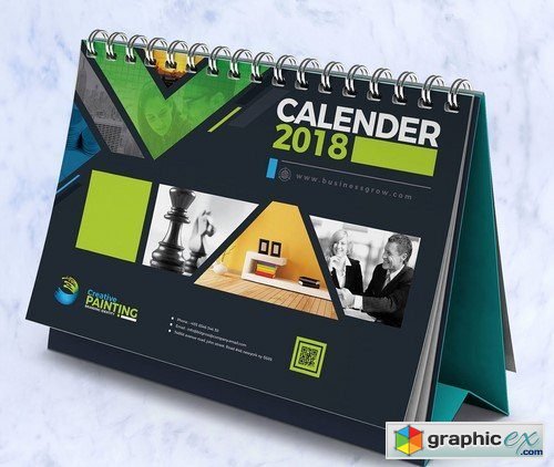 2018 Wall and Desk Calendar Design