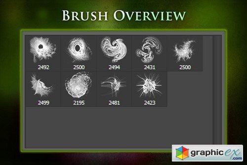 9 Organic Fractal Brushes