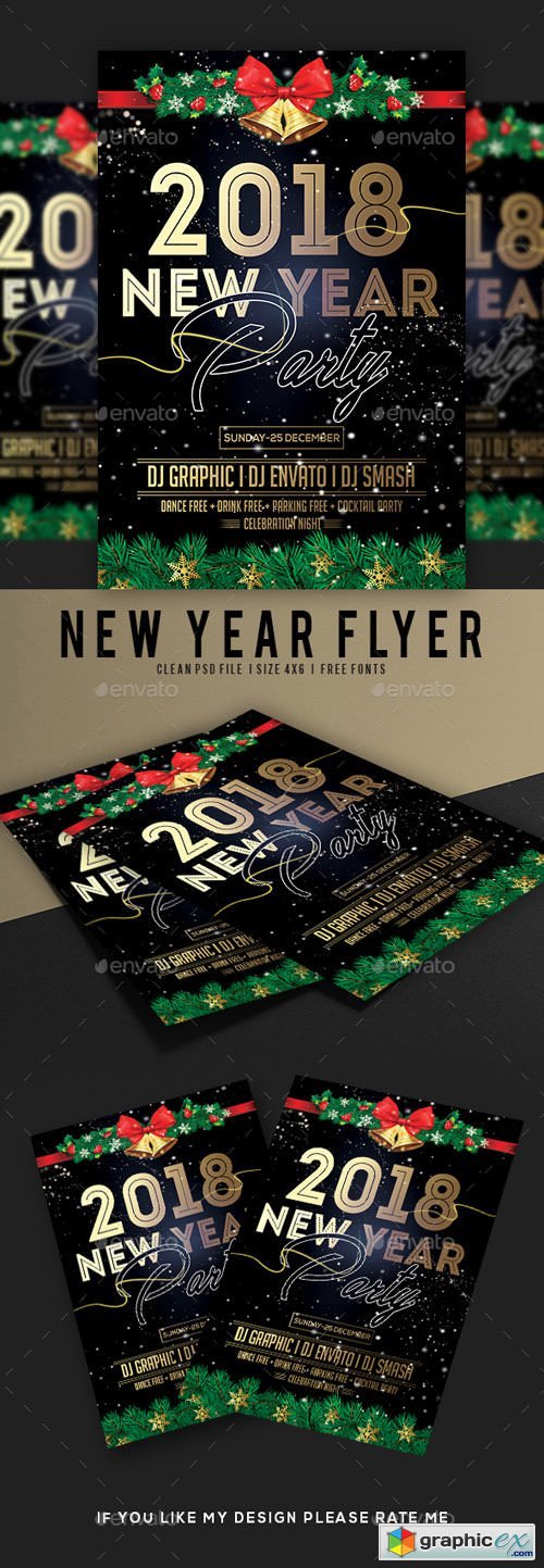 New Year Flyer 20968253