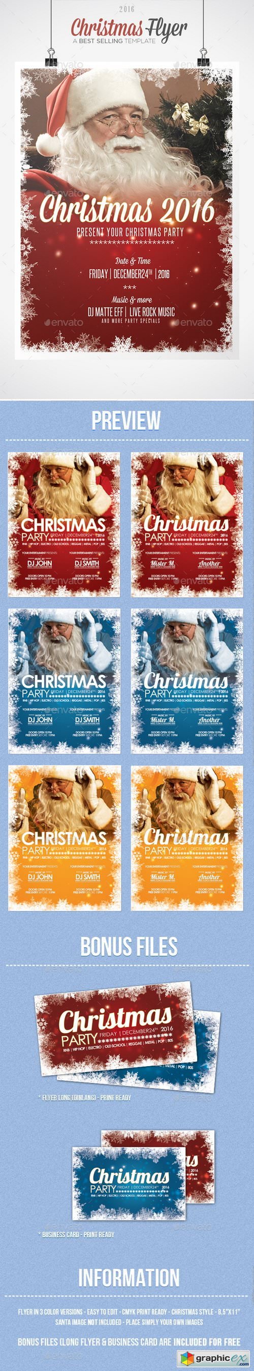 Christmas Flyer Template 553296