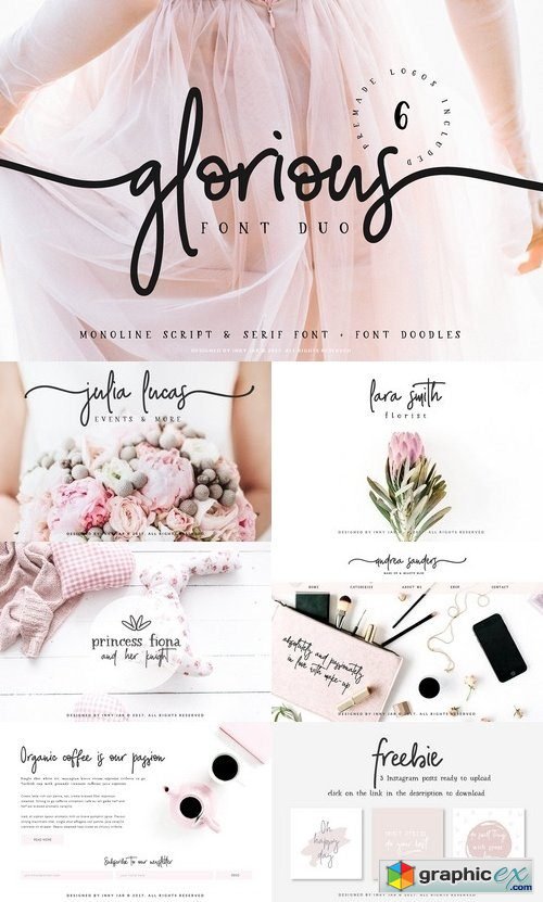 Glorious Font Duo + Extras