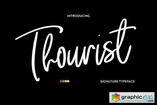 Thourist Typeface