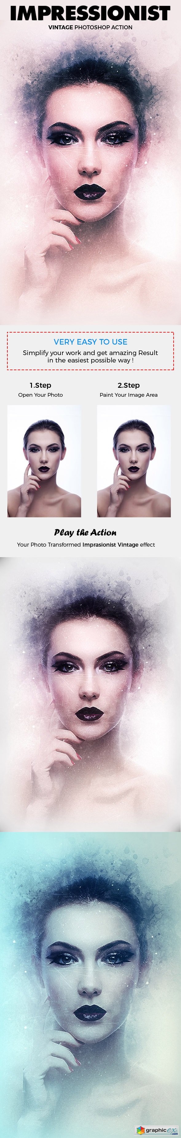 impressionist photoshop action download
