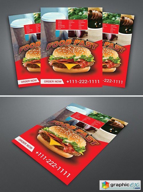 Fast Food Flyer 2024328