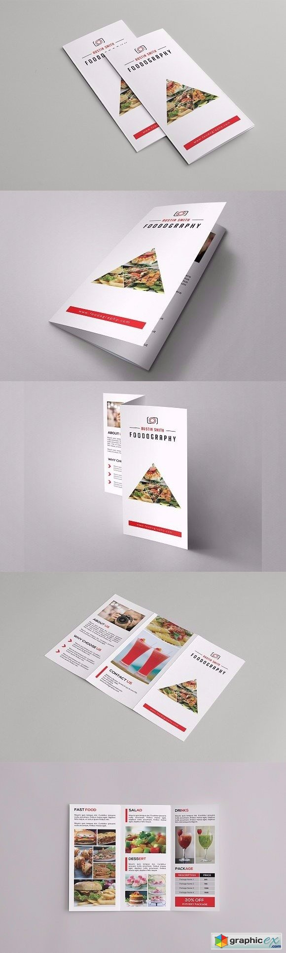 Foodography Trifold