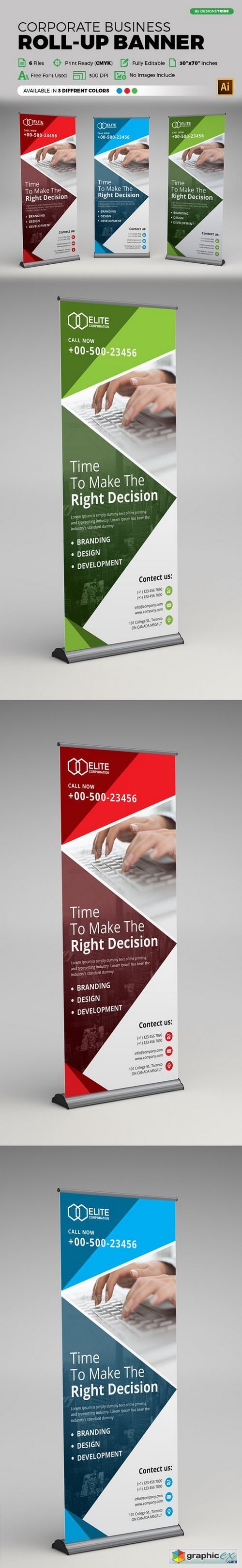 Corporate Roll up Banner