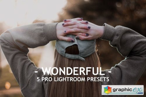 WONDERFUL - 5 Lightroom Presets
