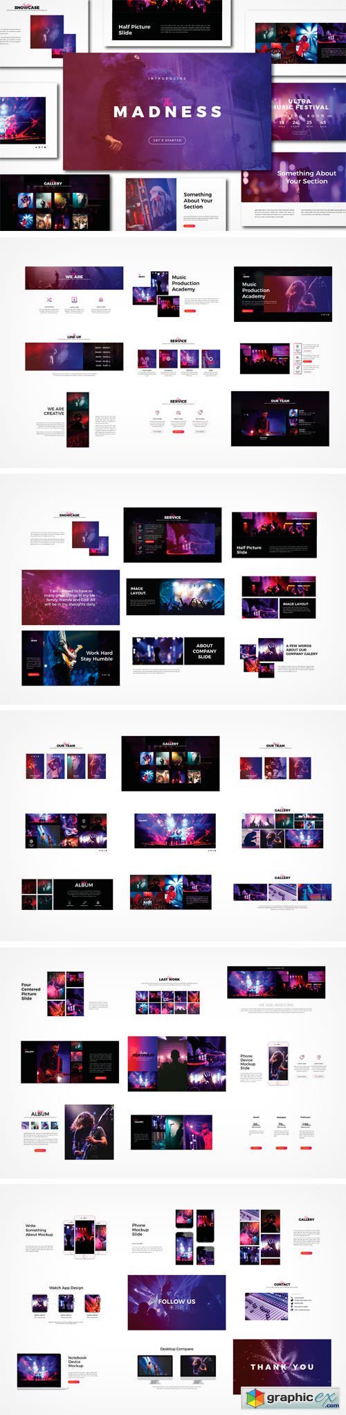 Madness Powerpoint Template