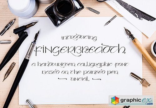 Fingerbreadth Font