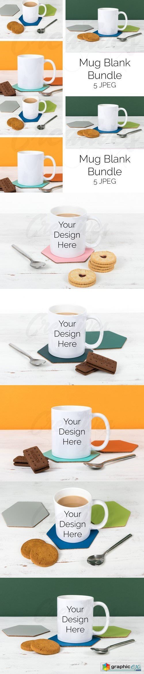 Blank Coffee Mug Mockup Bundle