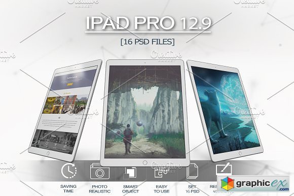 iPad Pro 12.9 Mockup